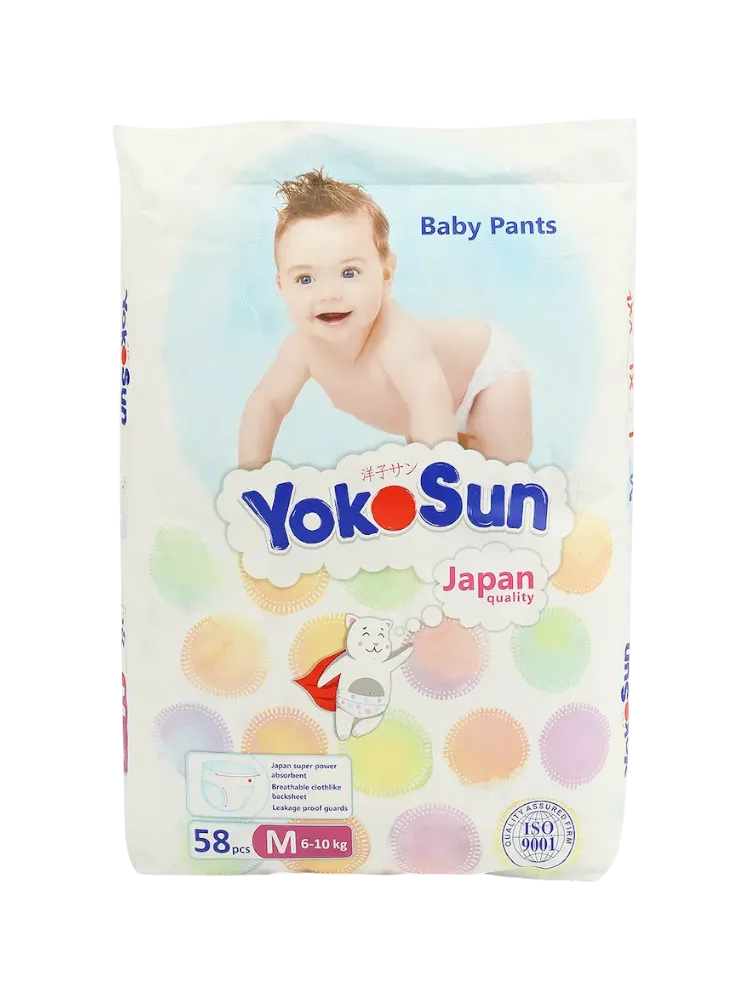 Подгузники-Трусики YokoSun, размер M (6-10 кг) 20 шт
