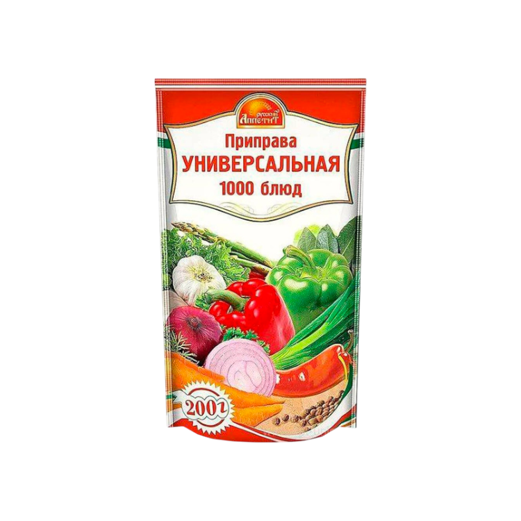 ПРИПРАВА РУССКИЙ АППЕТИТ 200Г УНИВЕРСАЛЬНАЯ КУХНЯ МИРА 