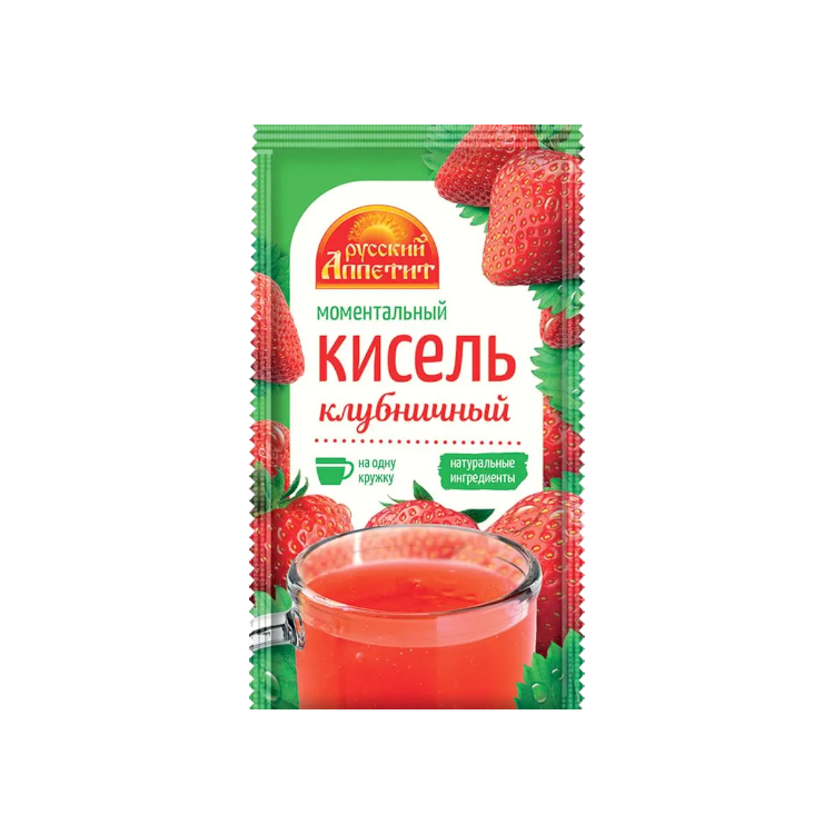 КИСЕЛЬ МОМЕНТАЛЬНЫЙ РА 30Г КЛУБНИЧНЫЙ