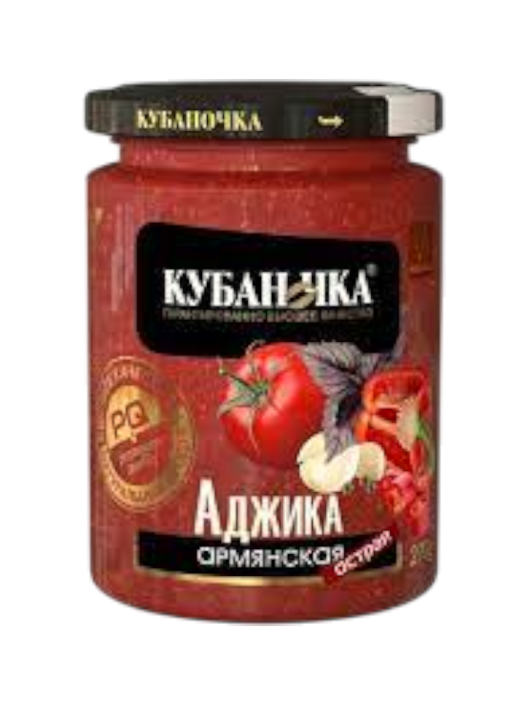 АДЖИКА КУБАНОЧКА 270Г АРМЯНСКАЯ СТ/Б