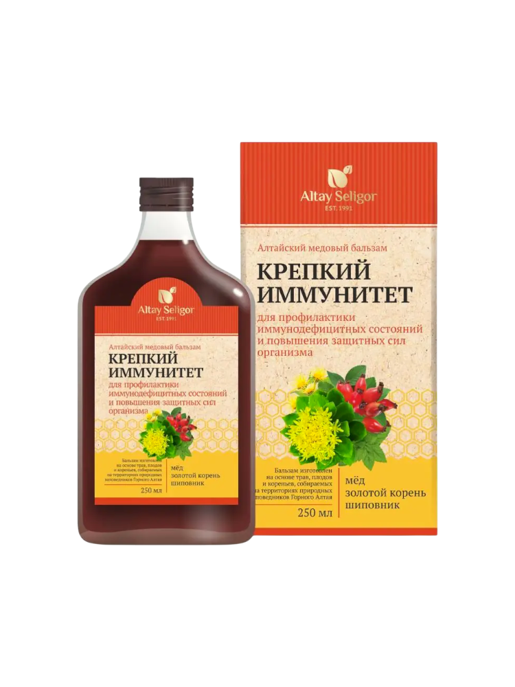 Бальзам Крепкий  иммунитет  250 мл Алтайский