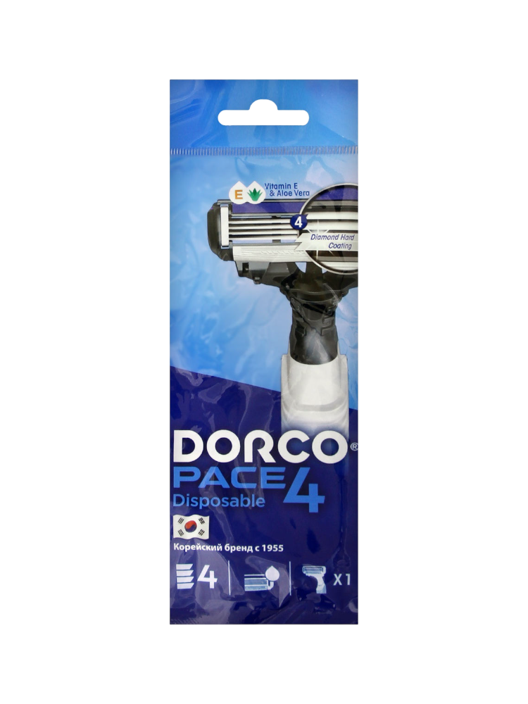 СТАНОК DORCO PACE4 1ШТ ОДНОРАЗ
