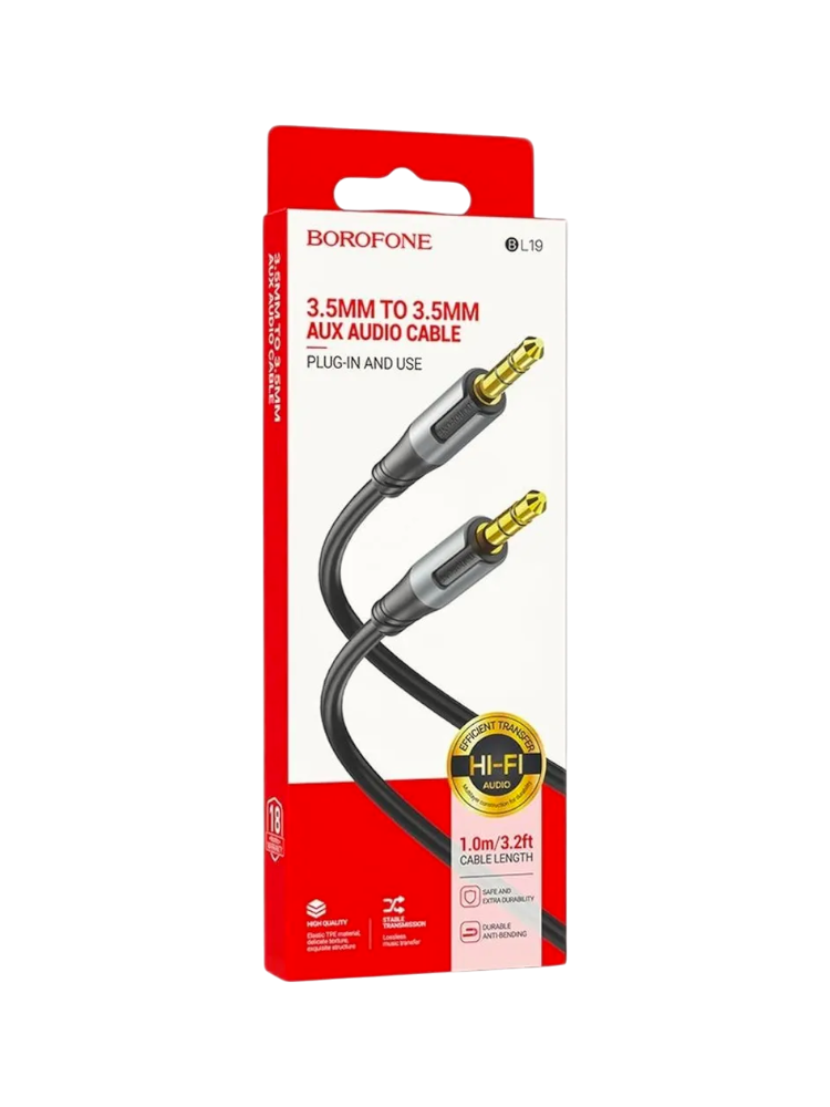 AUX-кабель Borofone BL19, AUX черное