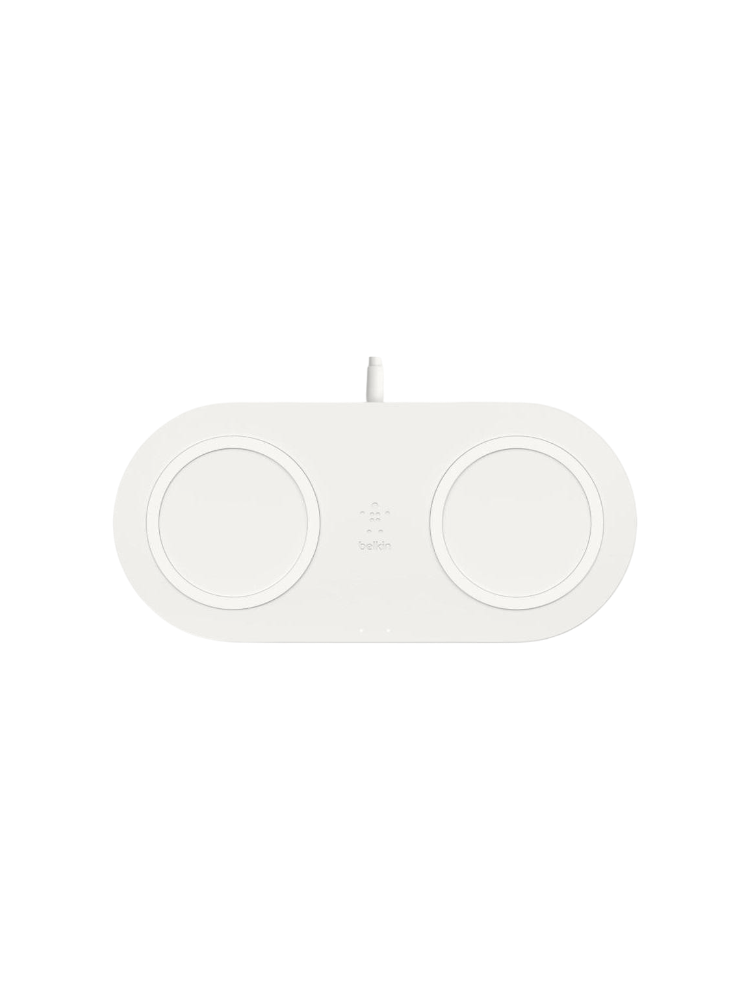Беспроводные зарядные устройства двойное Belkin адаптер, белый (WIZ002vfWH)