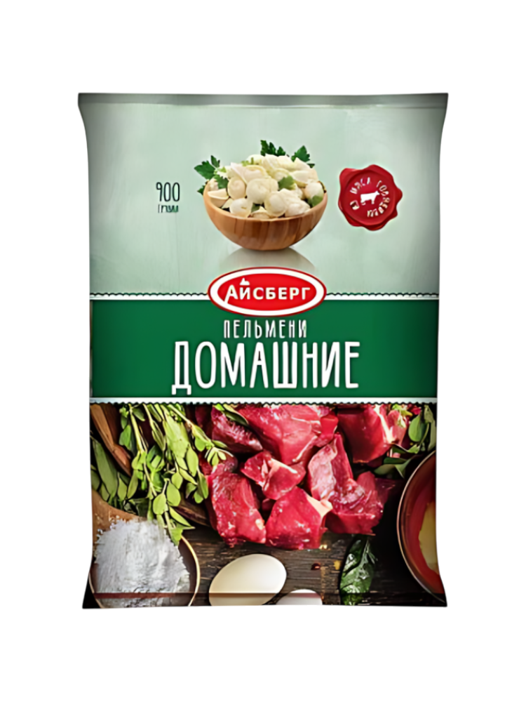 АЙСБЕРГ ПЕЛЬМЕНИ ДОМАШНИЕ ИЗ ГОВЯДИНЫ 