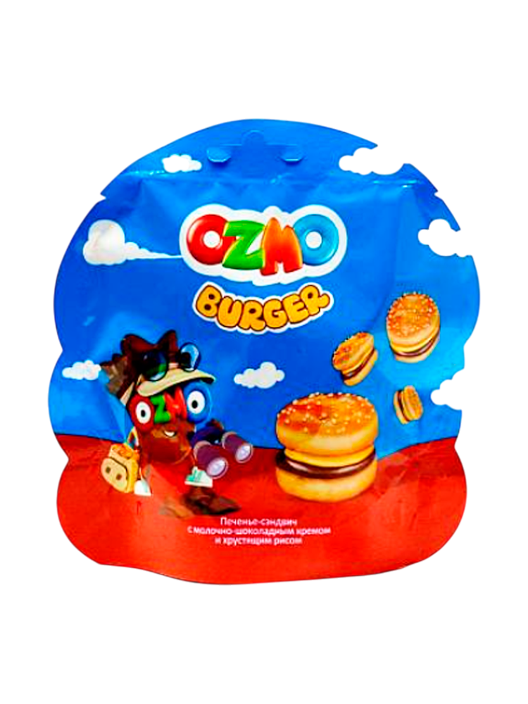 БИСКВИТ OZMO BUGER 40Г МОЛОЧНЫЙ ШОКОЛАД