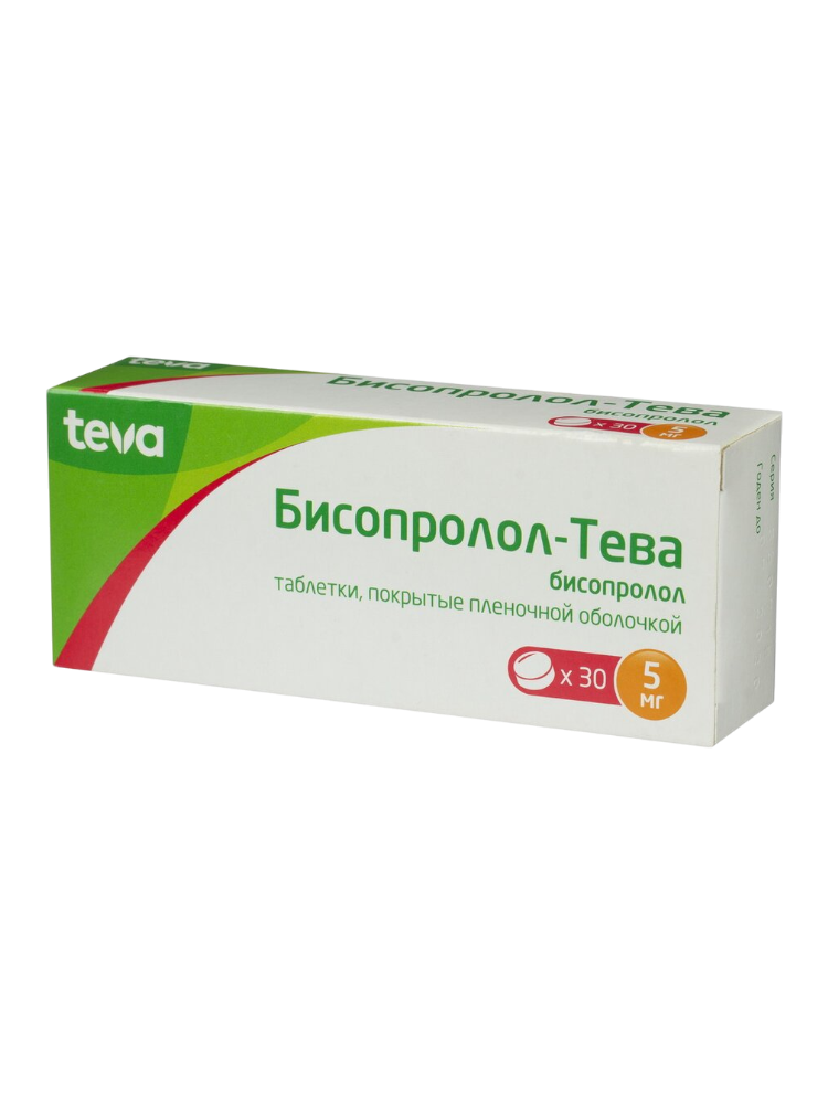Бисопролол-Тева таб.5мг №30