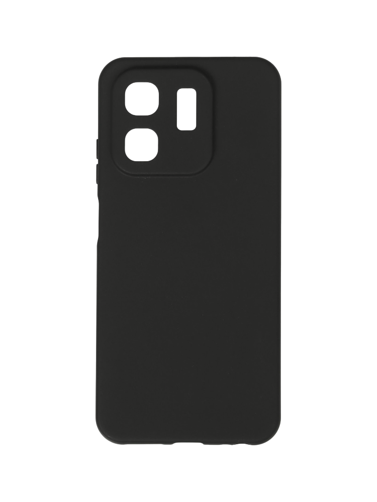 Чехол накладка Borasco Silicone Case матовый для Infinix HOT 50i черный