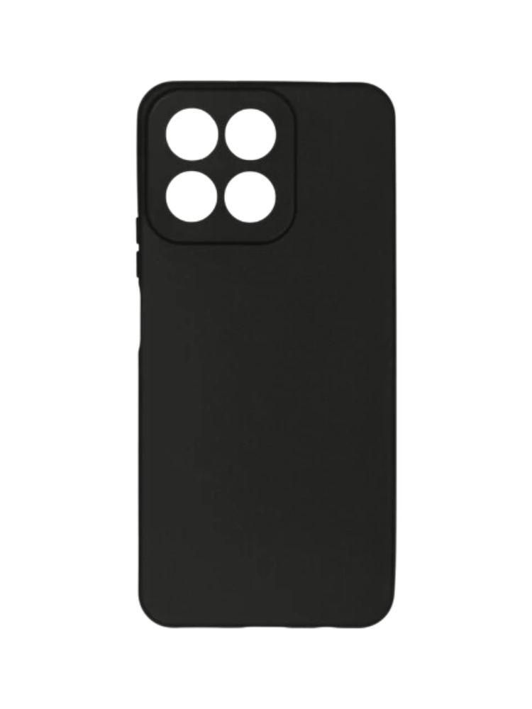 Чехол накладка Borasco Silicone Case матовый для Honor X7c черный