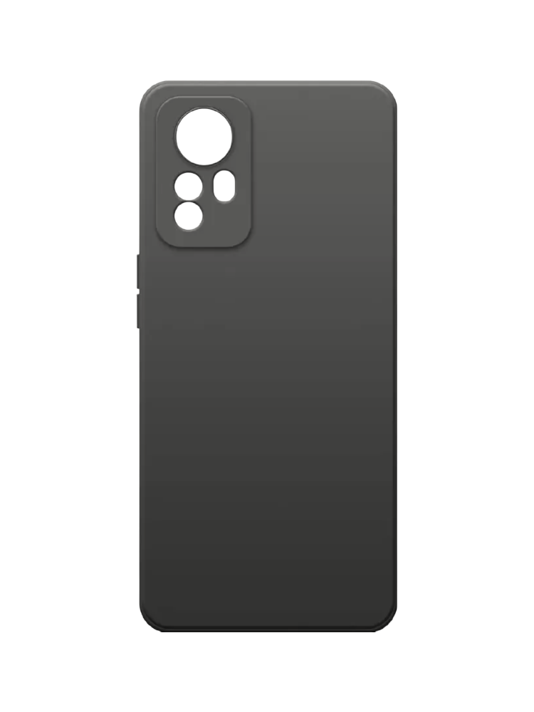 Чехол накладка Borasco Microfiber Case для Xiaomi Redmi Note 12S черный