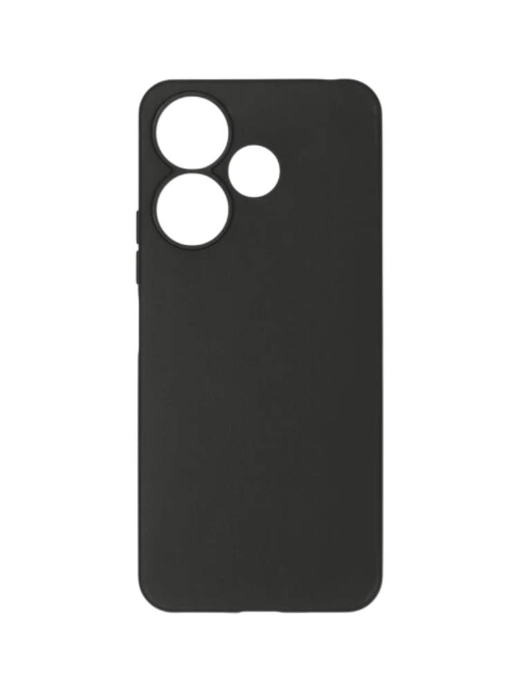 Чехол накладка Borasco Microfiber Case для Xiaomi POCO M6 4G черный