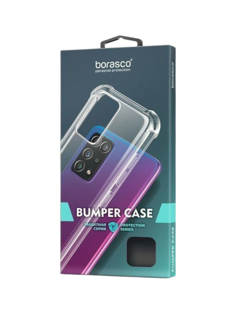 Чехол накладка Borasco Bumper Case для Samsung Galaxy A05 прозрачный