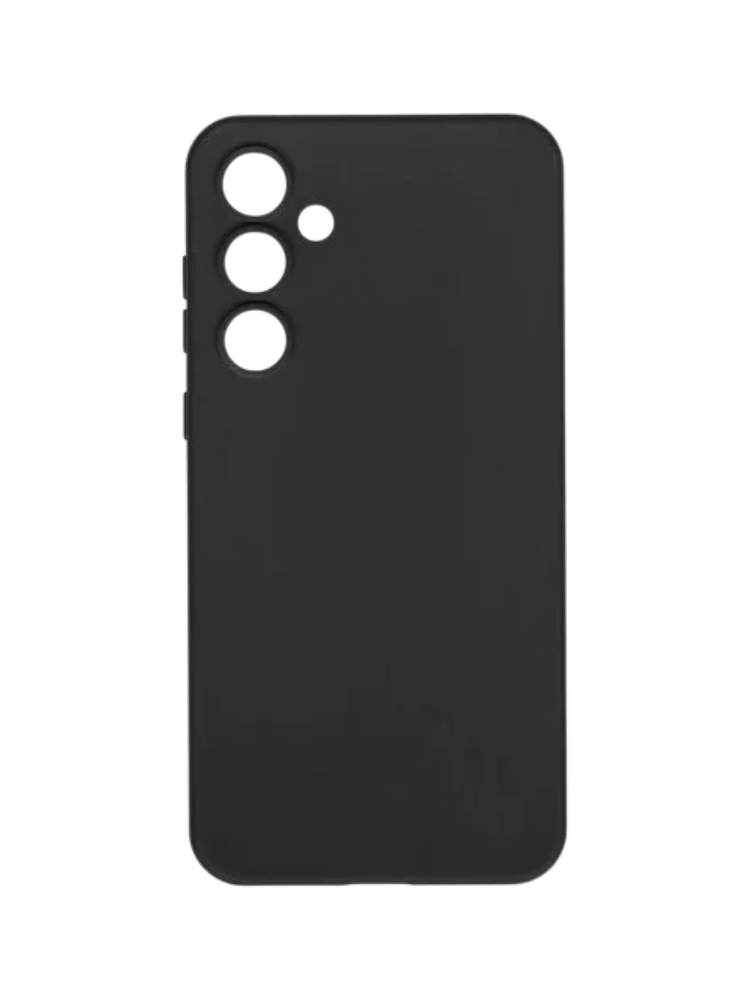 Чехол накладка Borasco  Silicone Case матовый для Samsung Galaxy A35 черный