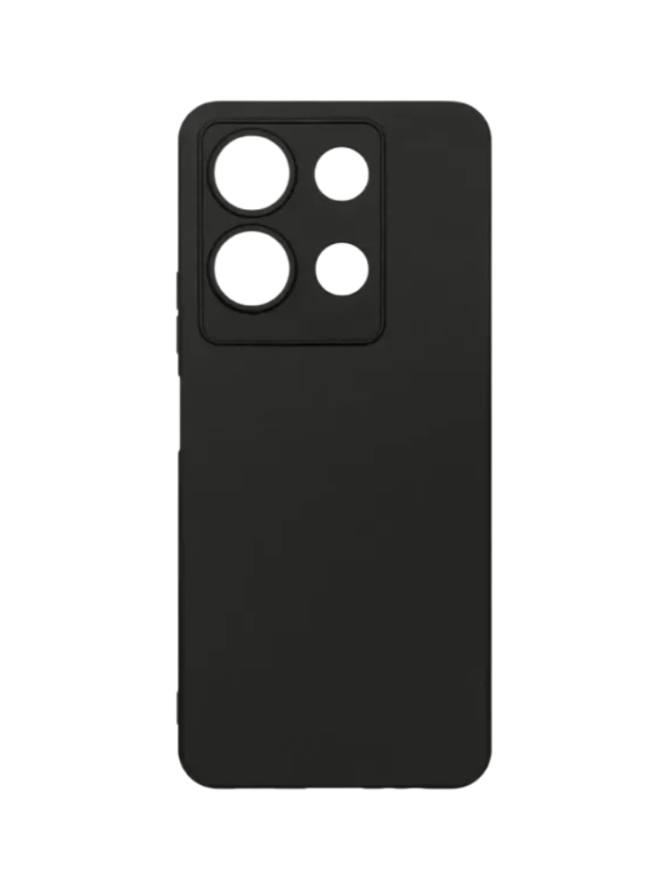 Чехол накладка Borasco  Silicone Case матовый для Infinix Note 30 черный