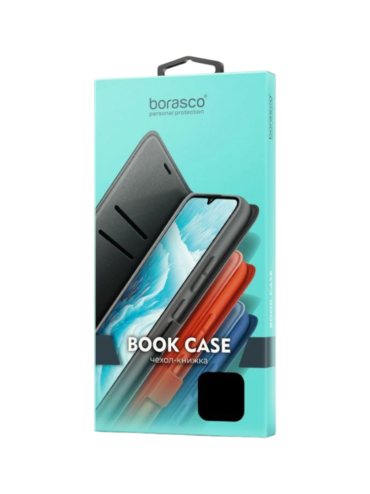 Чехол книжка Borasco Book Case для Xiaomi POCO X6 Pro 5G черный