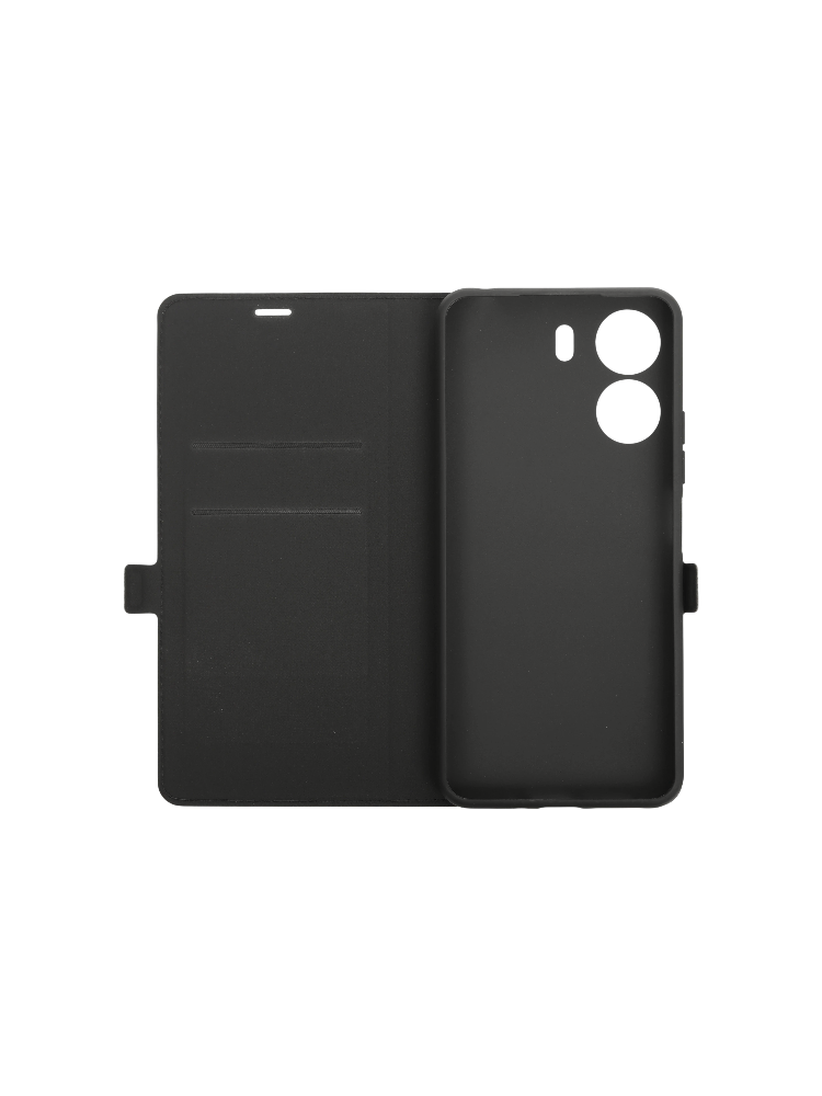 Чехол книжка Borasco Book Case для Xiaomi POCO C65 черный