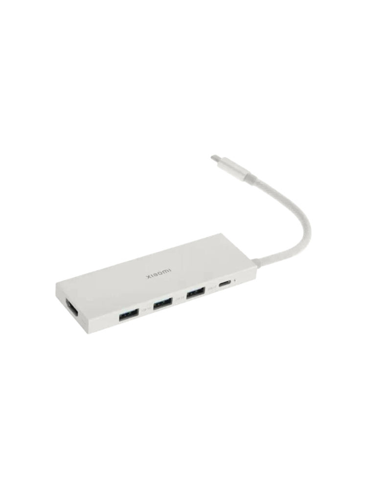 Хаб переходник Xiaomi 5 в 1 с USB Type-C USB3.0 HDMI 4K PD100W(XMDS05YM)