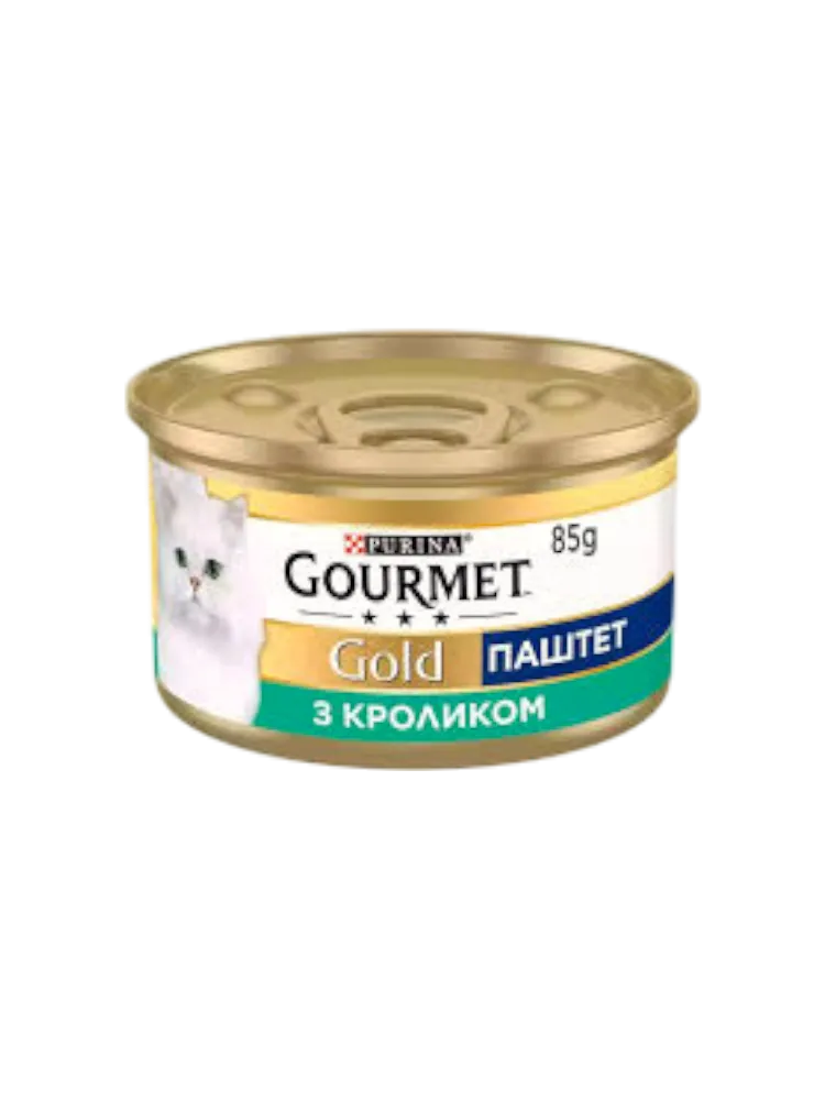 Gourmet Gold, Гурмэ Голд паштет с кроликом, баночка 85 гр.