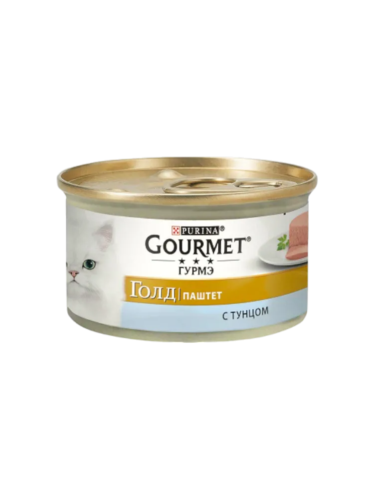 Gourmet Gold ,Гурмэ Голд паштет с тунцом, баночка 85гр.