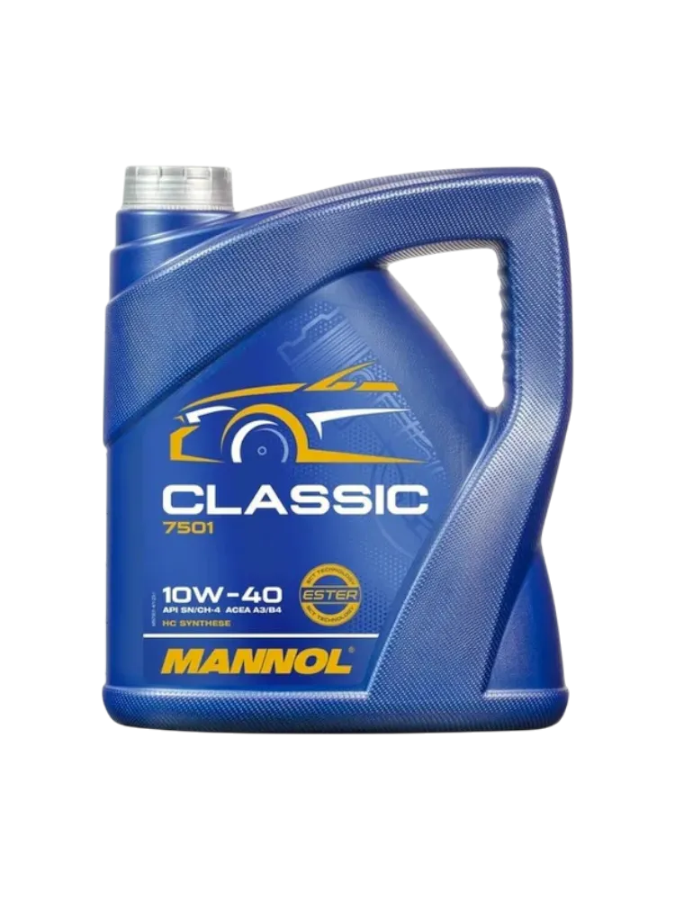 Моторное масло Полусинтетическое Mannol Classic 7501 10W-40 4 л
