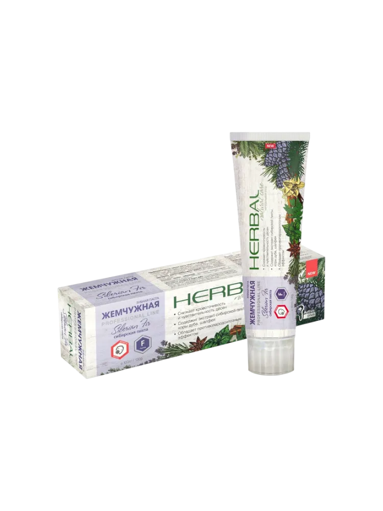 Зубн.паста Жемчужная PROF «Herbal Сибирская пихта» 100мл