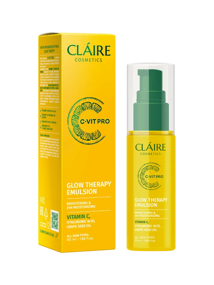Крем-эмульсия для лица GLOW THERAPY/50 мл серии ("C-VIT PRO")