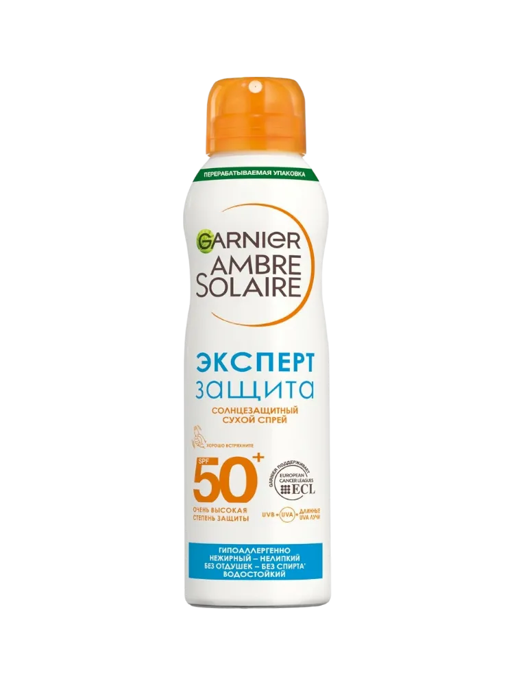 СПРЕЙ GARNIER 150МЛ SPF50+ ЭКСПЕРТ ЗАЩИТА СОЛНЦЕЗАЩИТНЫЙ