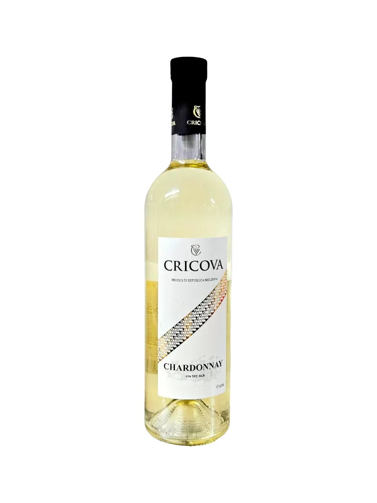 ВИНО CRICOVA ШАРДОНЕ ВИНО БЕЛ СУХ 12% 0,75Л - фото 1