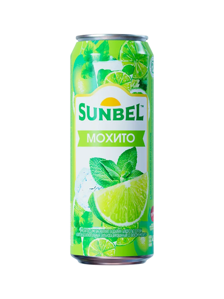 ЛИМОНАД SUNBEL 450МЛ МОХИТО Ж/Б - фото 1
