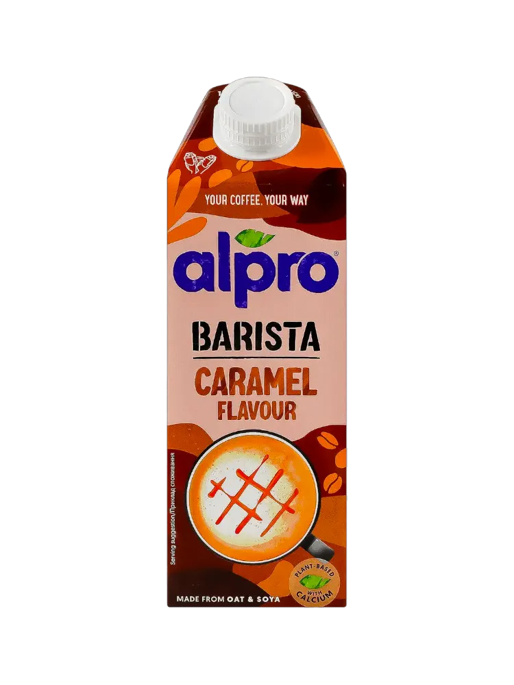 НАПИТОК ALPRO BARISTA ОВСЯНО-СОЕВЫЙ СО ВКУСОМ КАРАМЕЛИ 750МЛ