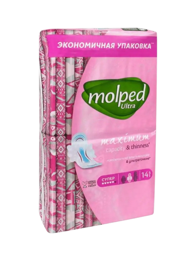 ПРОКЛАДКИ MOLPED 14ШТ ULTRA ECO LONG - фото 1