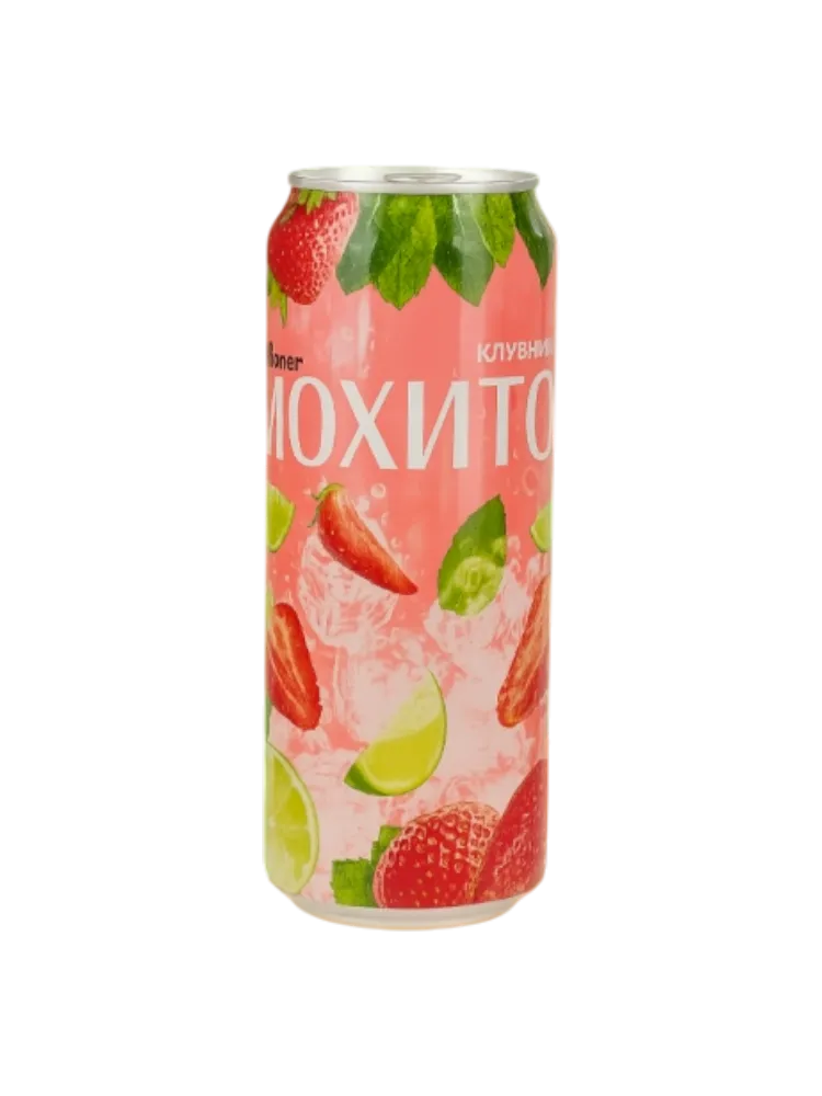 НАПИТОК МОХИТО MR DRINKER 0.45Л КЛУБНИКА Ж/Б(12) - фото 1