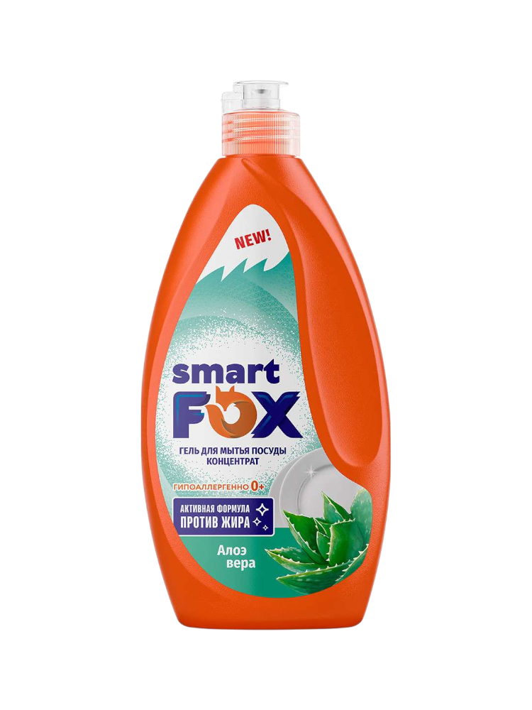 СР-ВО Д/МЫТЬЯ ПОСУДЫ SMART FOX 400МЛ АЛОЭ ВЕРА