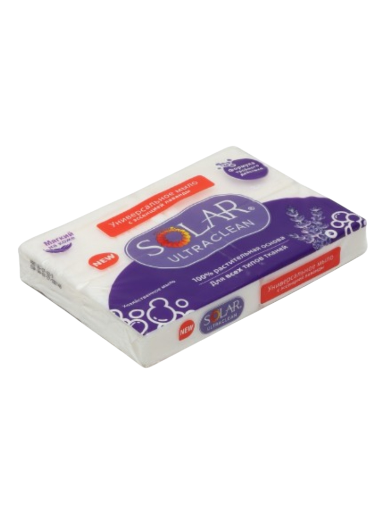 МЫЛО SOLAR ULTRA COMFORT LAVENDER ХОЗЯЙСТВЕННОЕ 4*125ГР
