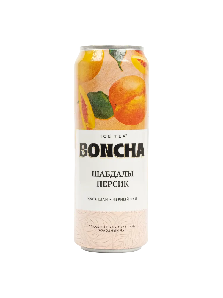 ЧАЙ ХОЛ BONCHA ПЕРСИК 0,45Л Ж/Б