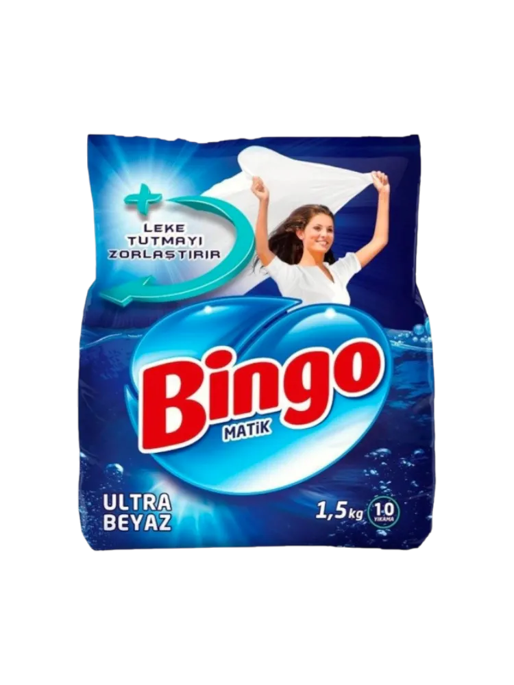 СТИР ПОРОШОК BINGO 1.5КГ ULTRA WHITE АВТОМАТ