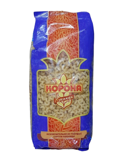 МАКАРОНЫ КОРОНА 400Г ПРУЖИНКИ №1