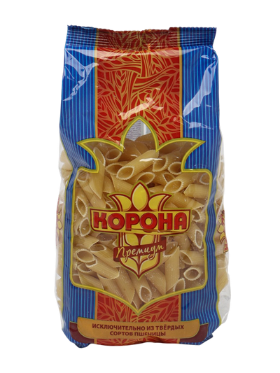 МАКАРОНЫ КОРОНА 400Г ПЕРЬЯ №3