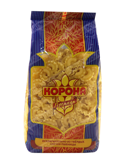 МАКАРОНЫ КОРОНА 400Г ГРЕБЕШКИ №1