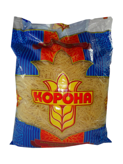 МАКАРОНЫ КОРОНА 400Г ВЕРМИШЕЛЬ №2