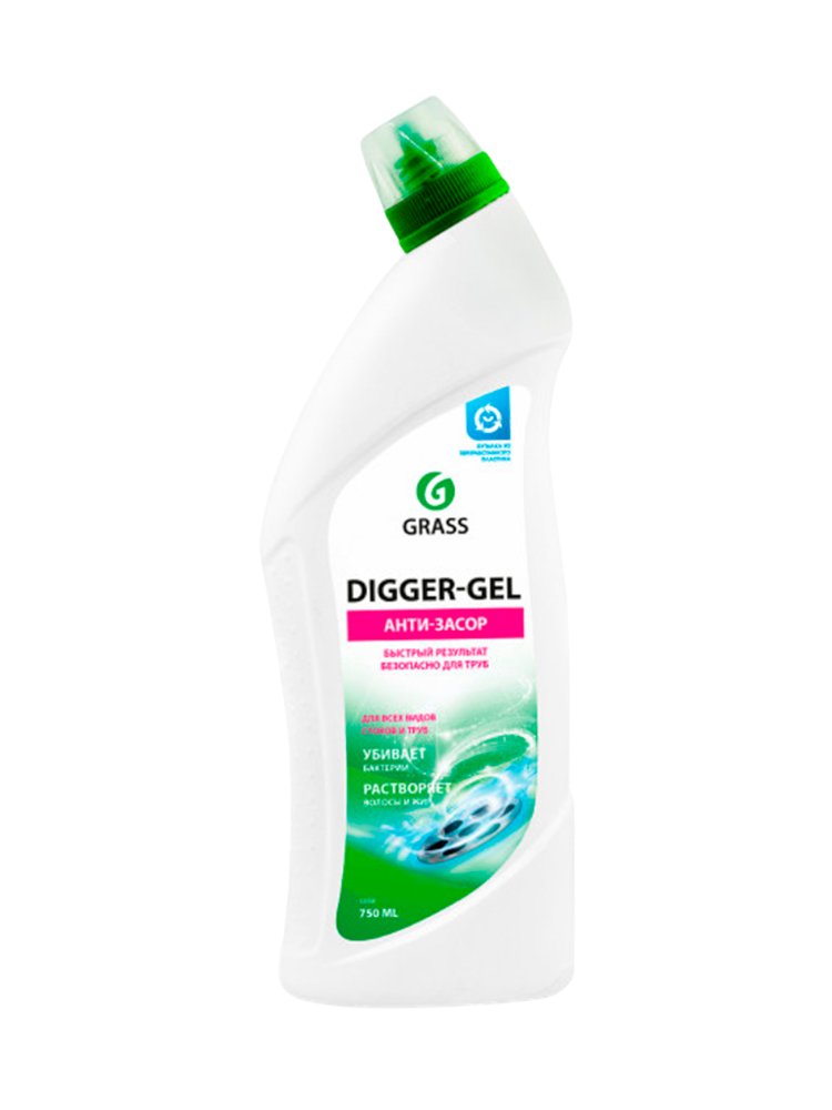 СР-ВО Д/ТРУБ DIGGER GEL 750МЛ ЩЕЛОЧНОЕ
