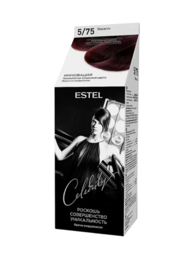 КРАСКА-УХОД Д/ВОЛОС ESTEL CELEBRITY ТОН 6/65 БУРГУНДСКИЙ