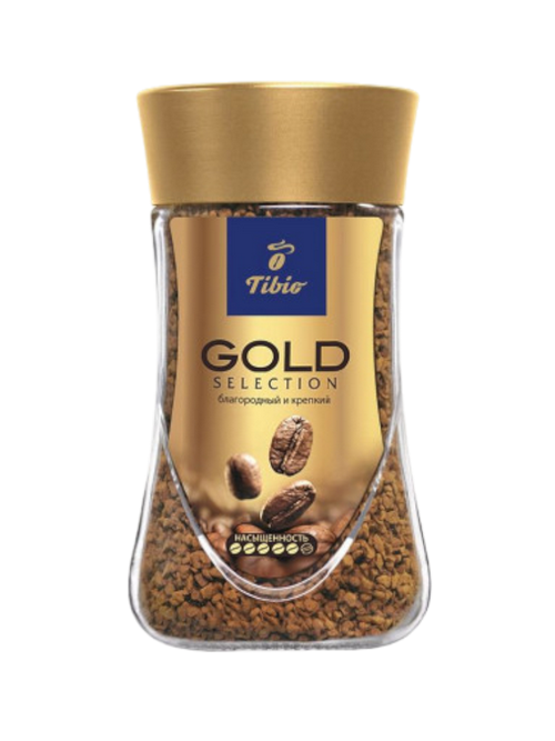 КОФЕ TIBIO GOLD SELECTION 95Г РАСТВОРИМЫЙ