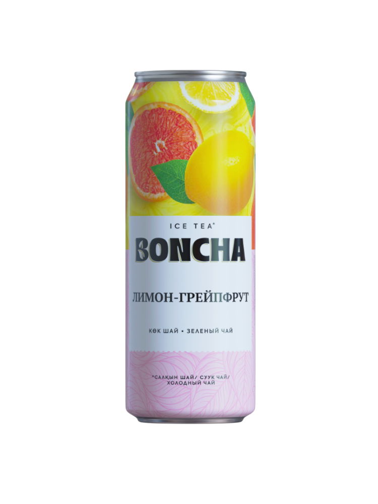 ЧАЙ ХОЛ BONCHA ЛИМОН/ГРЕЙПФРУТ 0,45Л Ж/Б