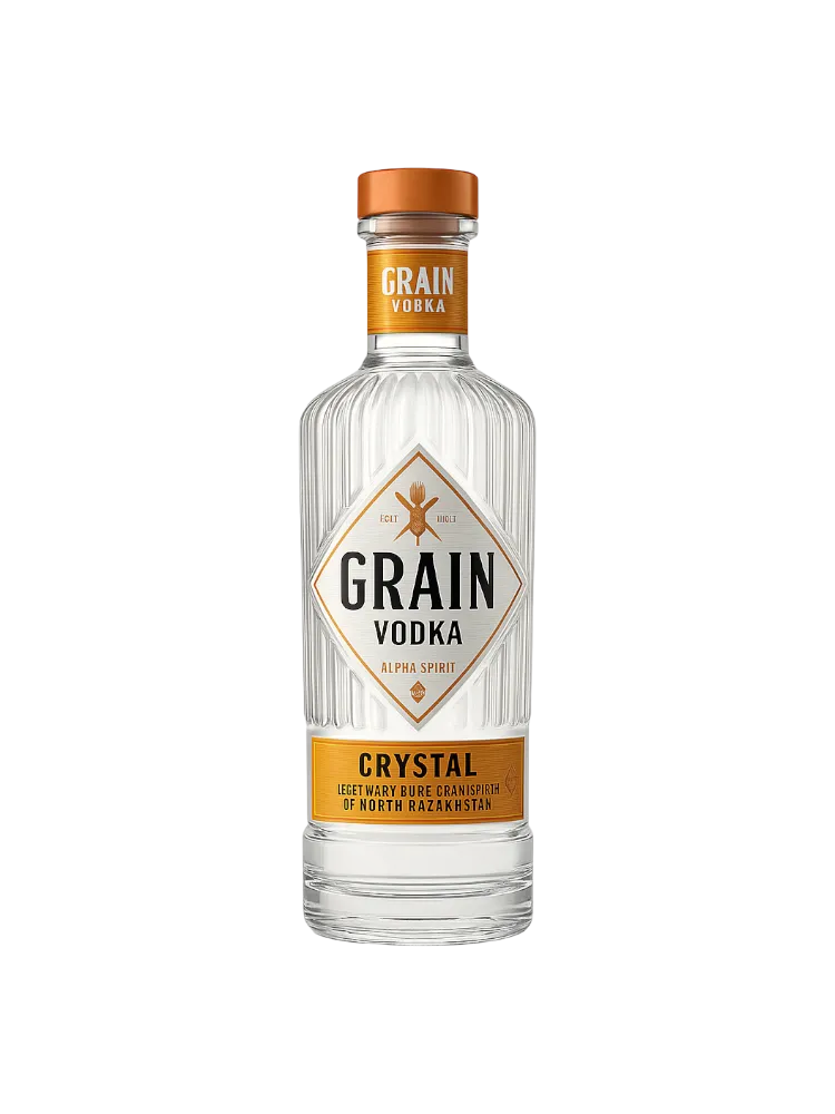 ВОДКА GRAIN 0,7Л CRYSTAL 40% - фото 1