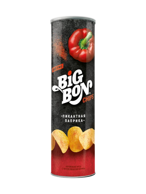 ЧИПСЫ BIGBON 130Г ПИКАНТНАЯ ПАПРИКА - фото 1