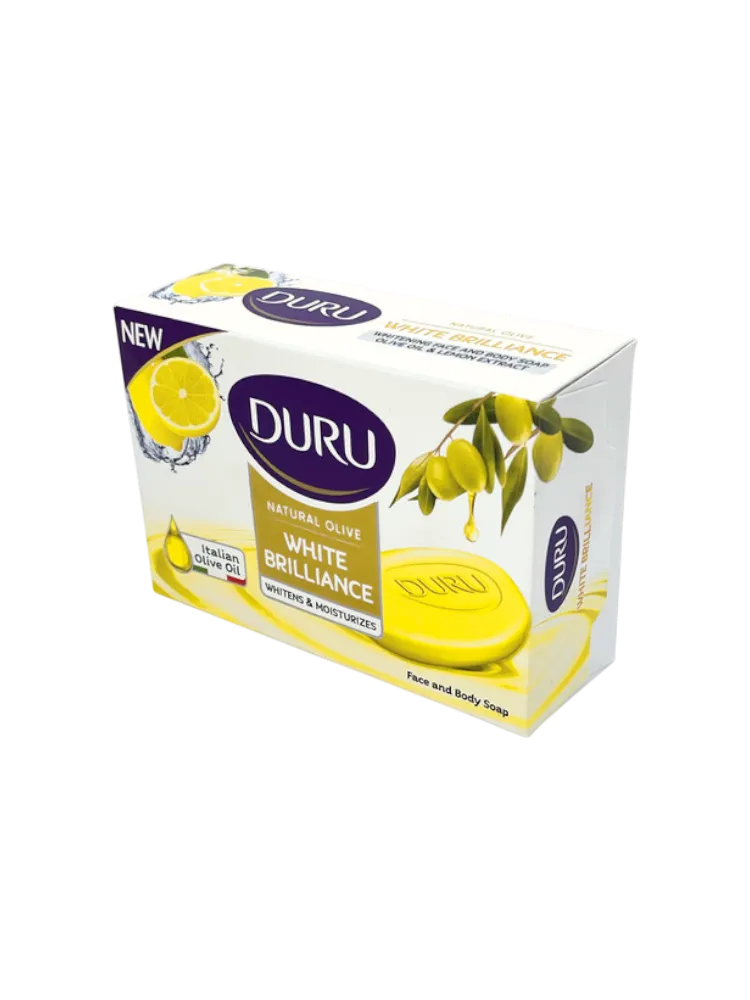МЫЛО DURU NATURAL OLIVE WHITE BRILLIANCE 140Г