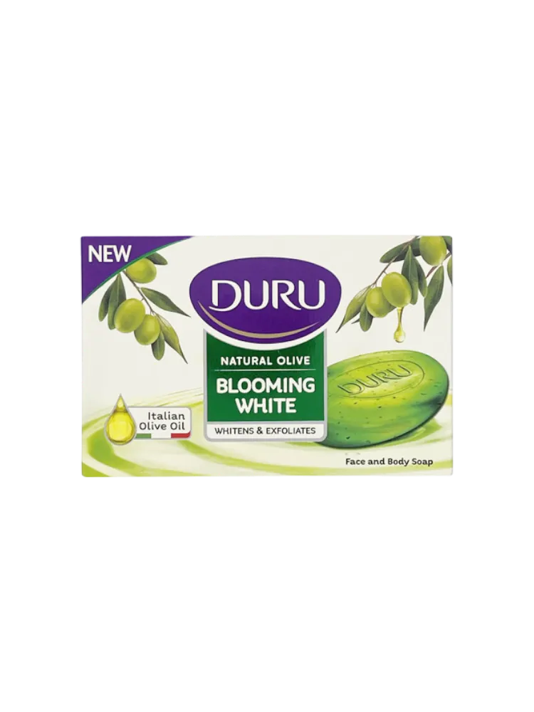МЫЛО DURU NATURAL OLIVE BLOOMING WHITE 140Г