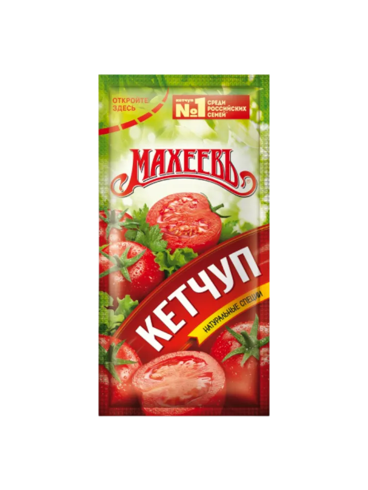 КЕТЧУП МАХЕЕВЪ 10Г ТОМАТНЫЙ