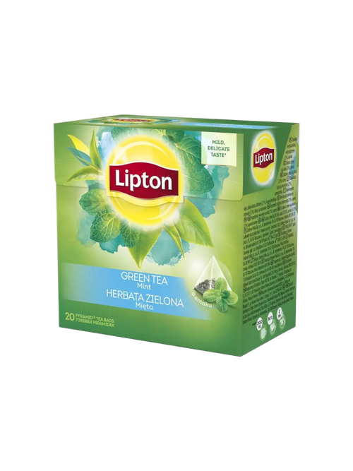 ЧАЙ ЗЕЛЕНЫЙ LIPTON 20ШТ МЯТА